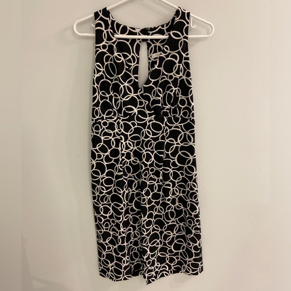 Black and white dress barn dress